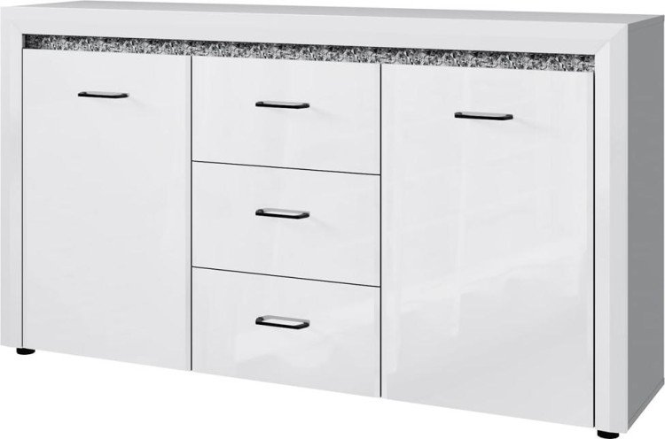 Тумба 2D3S Whiteblack (Вайтблек)
