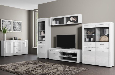 Модульная гостиная Whiteblack (Вайтблек)